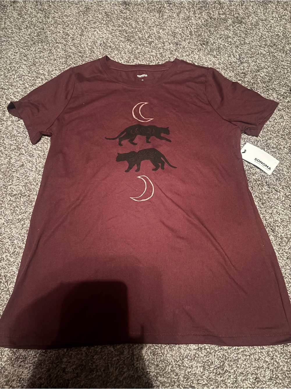 NWT Moon Cat Goth Tee